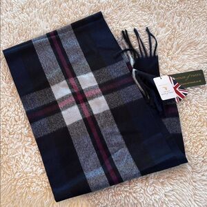 House of Tweed Checked Tartan Plaid Scarf